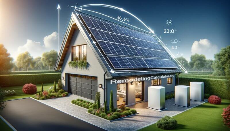 Rooftop solar array tilted toward the sun for maximum output